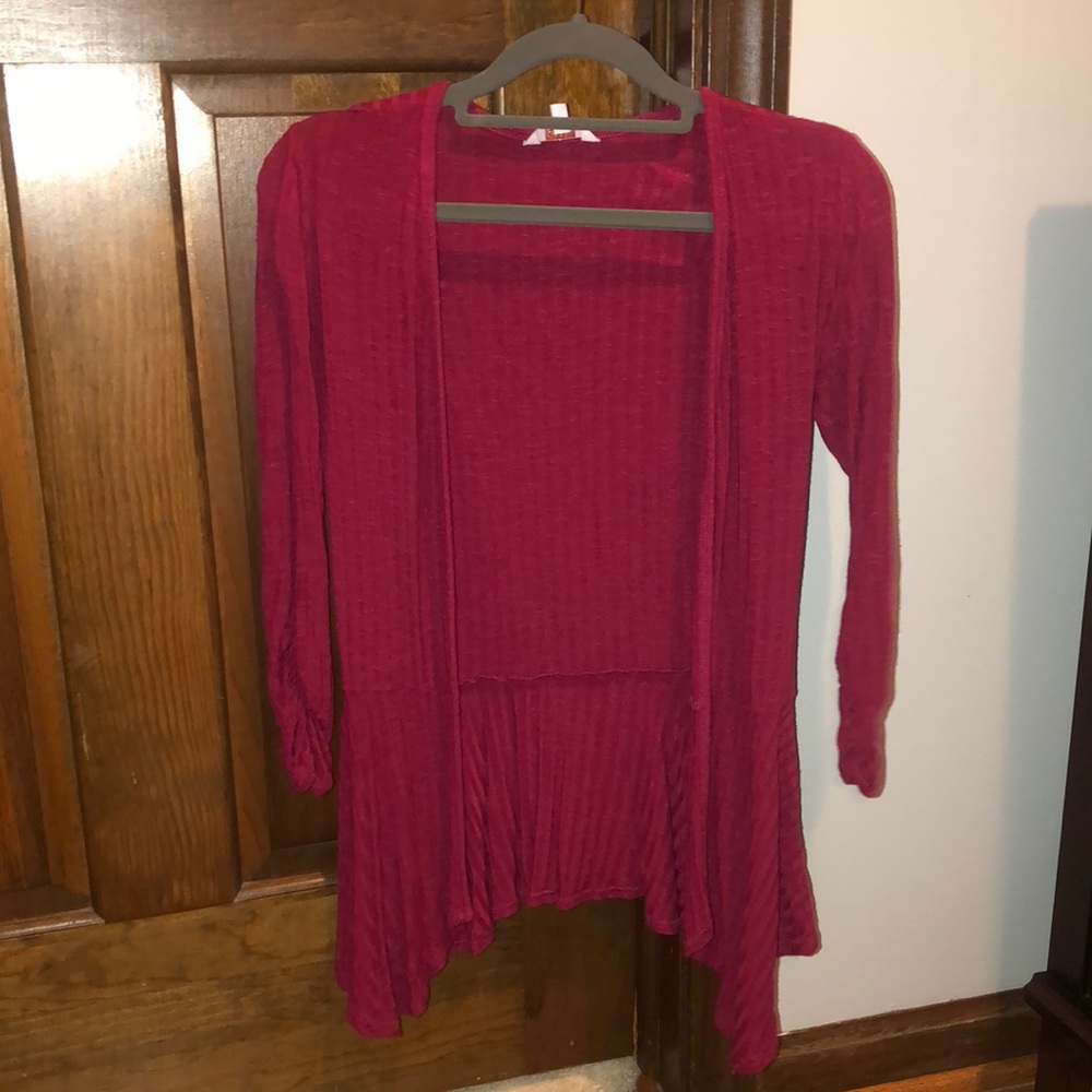 pink sweater